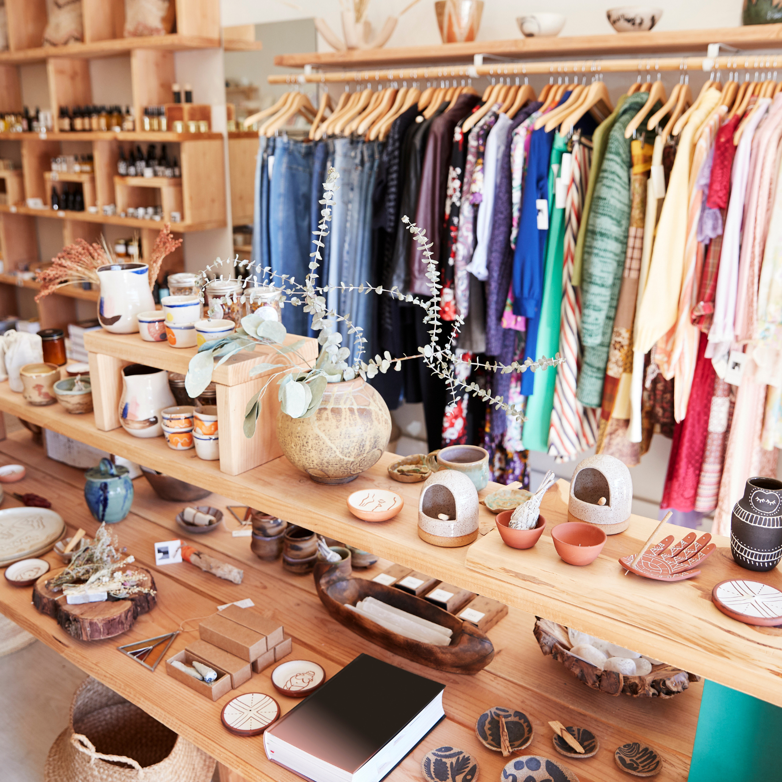 Interior of a Clothing Boutique
