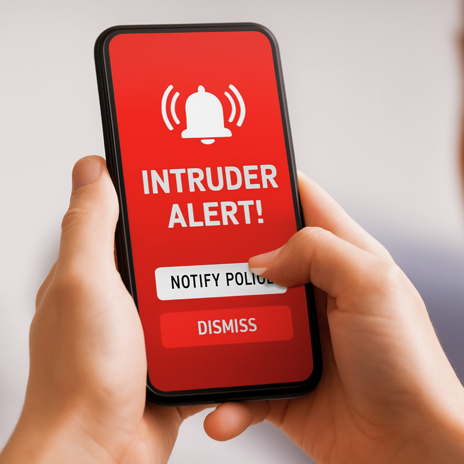 Intruder Alert on Iphone